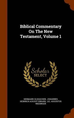Book cover for Biblical Commentary on the New Testament, Volume 1