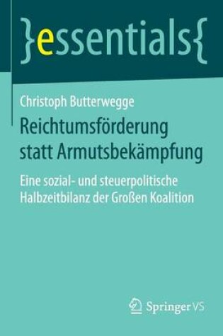 Cover of Reichtumsfoerderung statt Armutsbekampfung