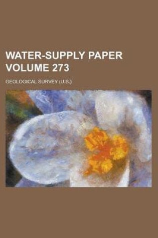 Cover of Water-Supply Paper Volume 273