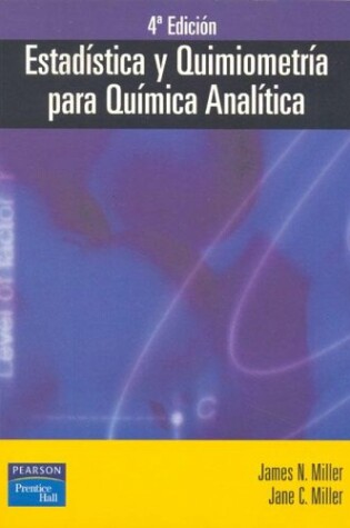 Cover of Estadistica y Quimiometria Para Quimica Analitica