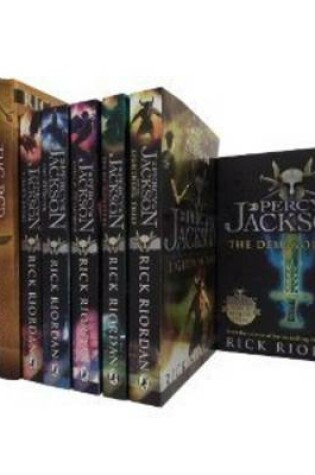 Cover of Percy Jackson Collection: Percy Jackson and the Lightning Thief, the Last Olympian, the Titans Curse, the Sea of Monsters, the Battle of the Labyrinth, the Demigod File