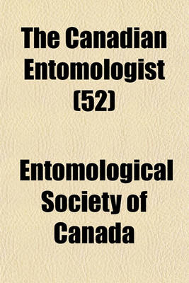 Book cover for The Canadian Entomologist (52)