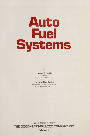 Cover of Auto Fuel Systems