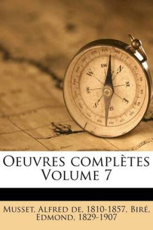 Cover of Oeuvres completes Volume 7