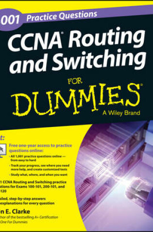 Cover of 1,001 CCNA Routing and Switching Practice Questions For Dummies