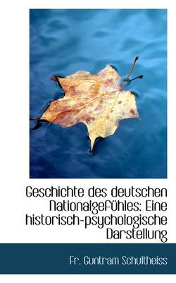 Book cover for Geschichte Des Deutschen Nationalgef Hles