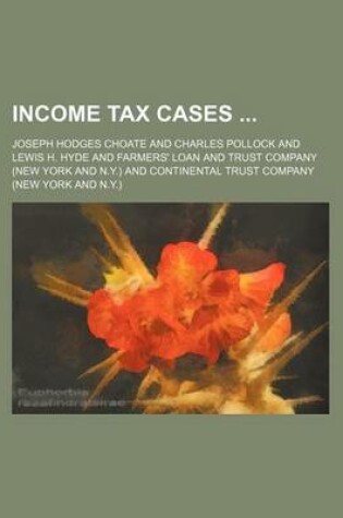 Cover of Income Tax Cases