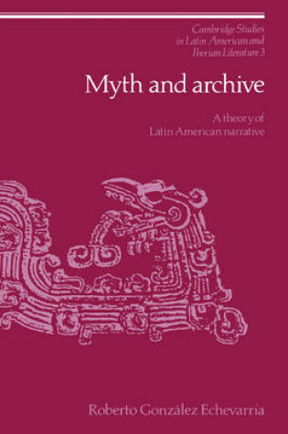 Cover of Myth and Archive