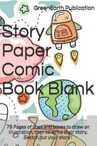 Cover of Story Paper Comic Book Blank