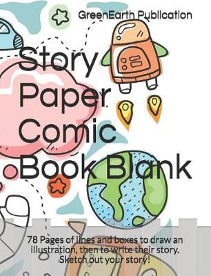 Book cover for Story Paper Comic Book Blank