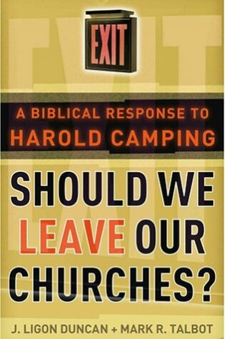 Cover of Should We Leave Our Churches?