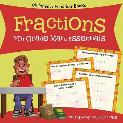 Book cover for Fractions 6th Grade Math Essentials