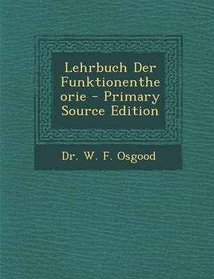 Book cover for Lehrbuch Der Funktionentheorie