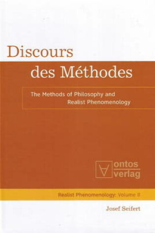 Cover of Discours des Methodes