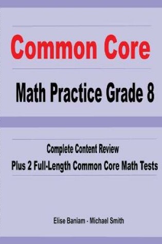 Cover of Common Core Math Practice Grade 8