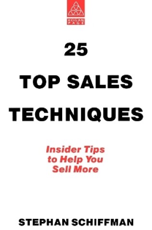 Cover of 25 Top Sales Techniques