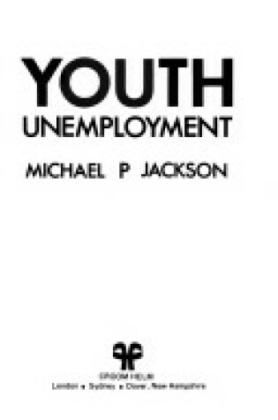 Cover of Youth Unemployment