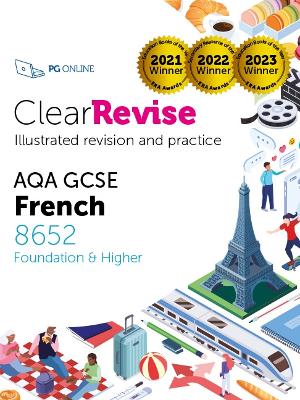 Cover of ClearRevise AQA GCSE French 8652