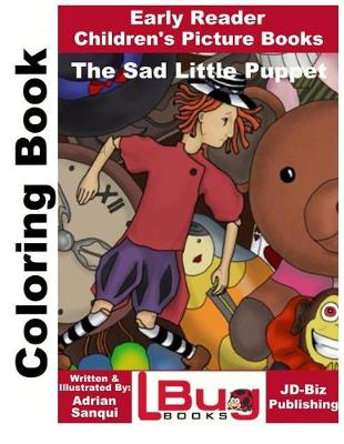 Book cover for The Sad Little Puppet Coloring Book - Early Reader - Children's Picture Books