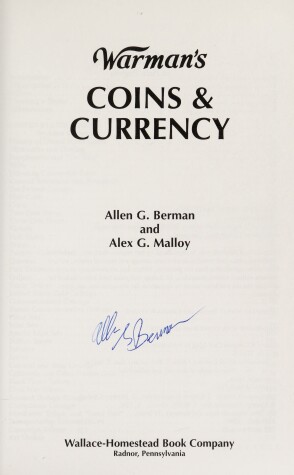 Book cover for Warman's Coins and Currency