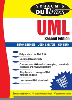 Book cover for Schaum's Outline's UML