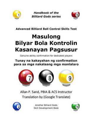 Book cover for Masulong Bilyar Bola Kontrolin Kasanayan Pagsusur