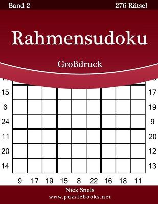 Book cover for Rahmensudoku Großdruck - Band 2 - 276 Rätsel