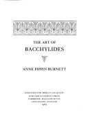 Cover of The Art of Bacchylides