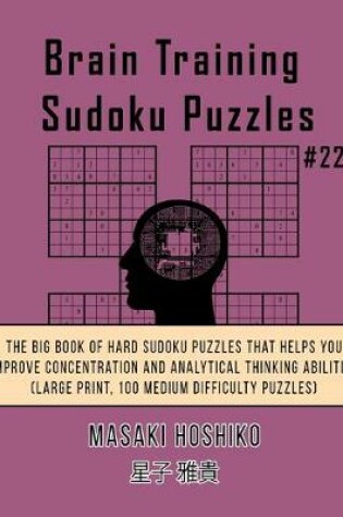 Cover of Brain Training Sudoku Puzzles #22