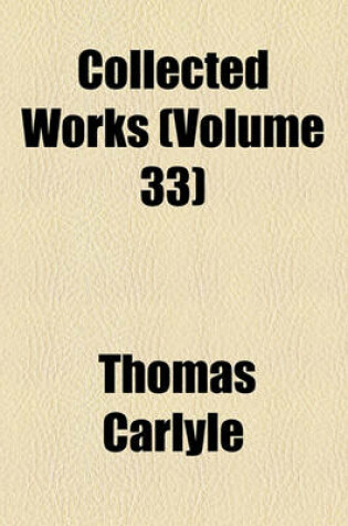 Cover of Collected Works Volume 33