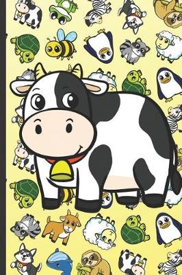 Book cover for Cow Animal Party Notebook