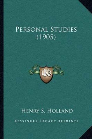 Cover of Personal Studies (1905)
