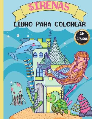 Book cover for Sirenas libro para colorear