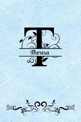 Book cover for Split Letter Personalized Journal - Theresa