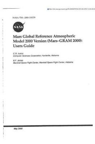 Cover of Mars Global Reference Atmospheric Model 2000 Version (Mars-Gram 2000)