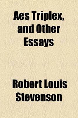 Book cover for AES Triplex, and Other Essays