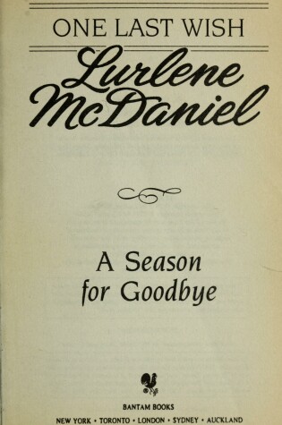 Cover of Season for Goodbye