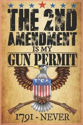 Book cover for The 2nd amendment is my gun permit 1971 never