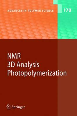 Book cover for NMR . 3D Analysis . Photopolymerization