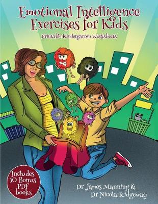 Book cover for Printable Kindergarten Worksheets (Emotional Intelligence Exercises for Kids)