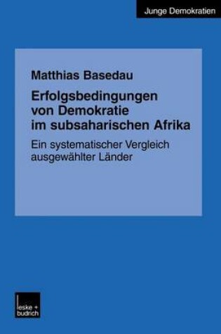 Cover of Erfolgsbedingungen Von Demokratie Im Subsaharischen Afrika