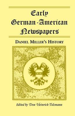 Book cover for Early German-American Newspapers