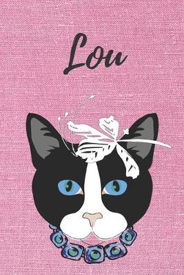 Book cover for Personalisiertes Notizbuch - Katze Lou