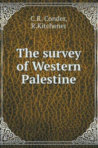 Cover of The survey of Western Palestine