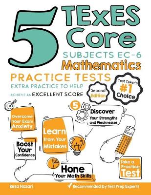 Book cover for 5 TExES Core Subjects EC-6 Mathematics Practice Tests
