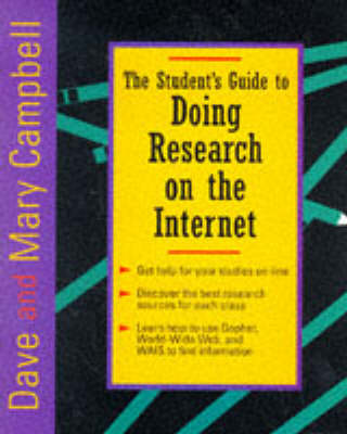 Book cover for The Student's Guide to Doing Research on the Internet