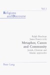 Book cover for Metaphor, Canon and Community