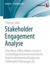 Book cover for Stakeholder Engagement Analyse