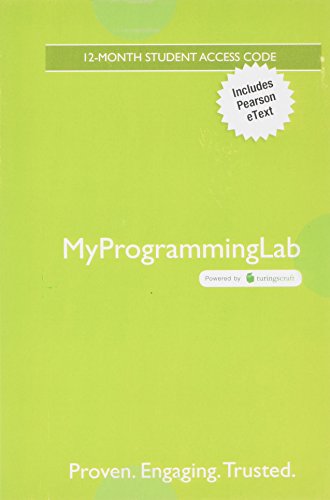 Book cover for MyLab Programming with Pearson eText -- Access Code Card -- for Introduction to Java Programming, Brief Version