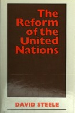 Cover of The Reform of the United Nations